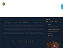 Tablet Screenshot of ihearthstone.com